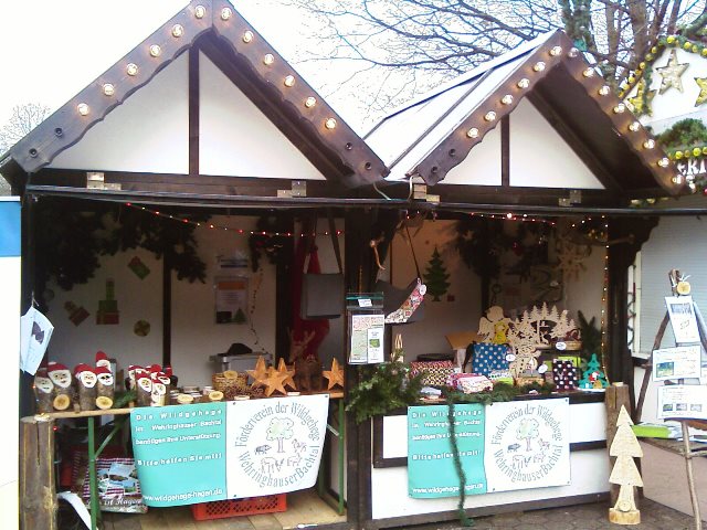 Der Stand auf dem Hagener Weihnachtsmarkt 2012